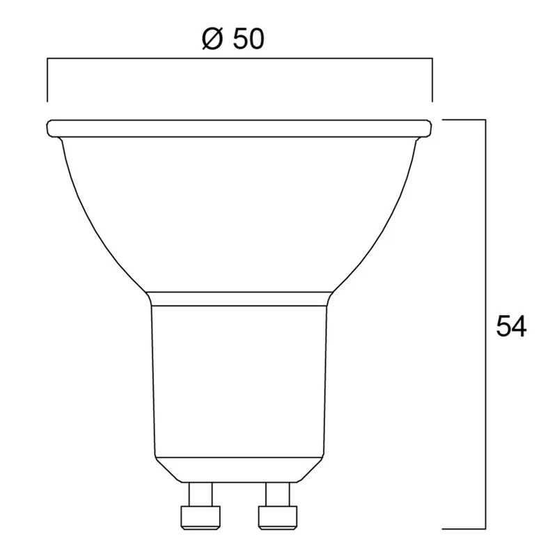 GU10 LED Lampe | 110° Abstrahlwinkel | In Warmweiß & Neutralweiß | 45W Ersatz