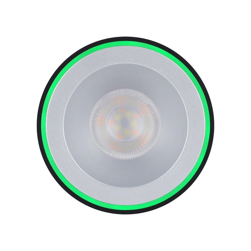 LED Aufbauspot mit RGB Ring | dimmbar | Warmweiß - Tageslichtweiß