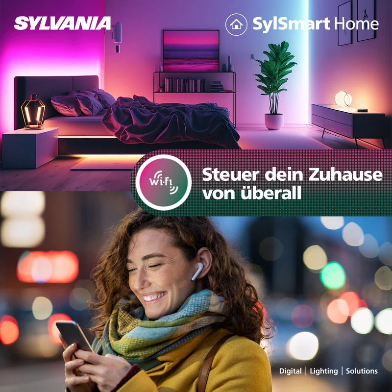 LED Aufbauspot mit RGB Ring | dimmbar | Warmweiß - Tageslichtweiß