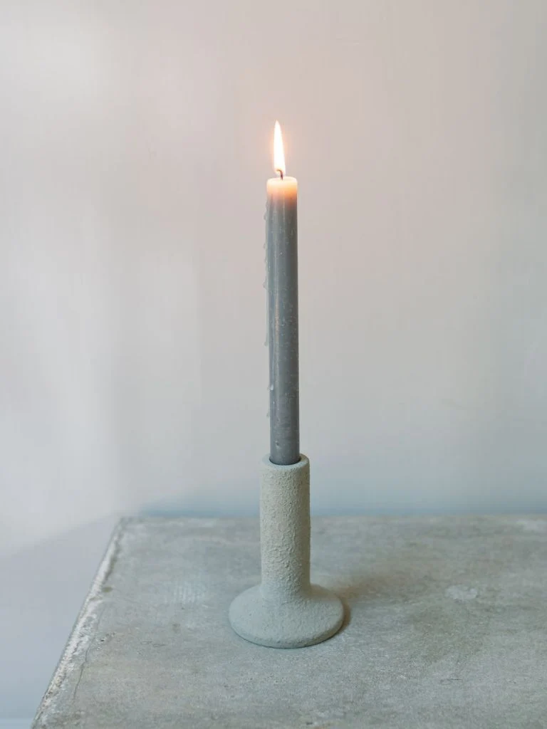 Leeff Candle Holder Celeste Grey L