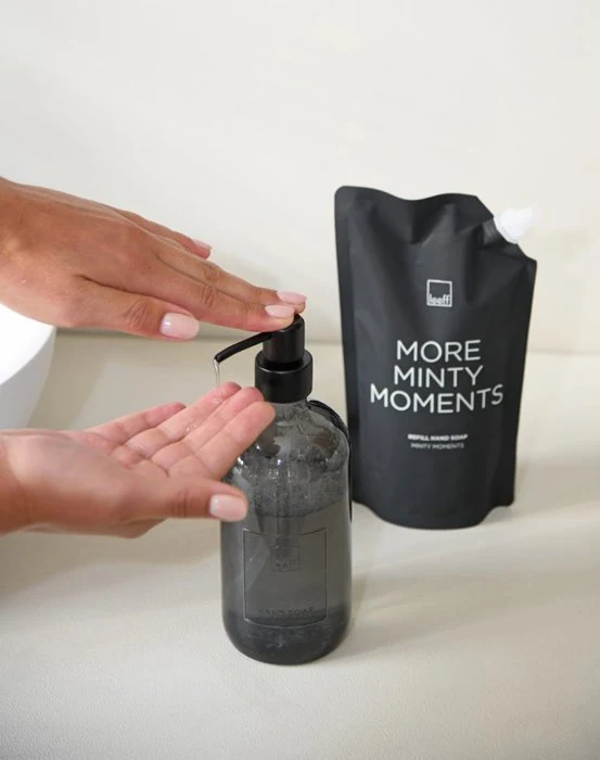 Leeff Giftbox Hand Soap + Refill Minty Moments - You are always on my mint