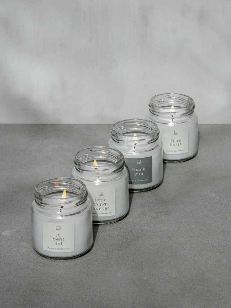 Leeff Jar Candle S - Fijne kerst