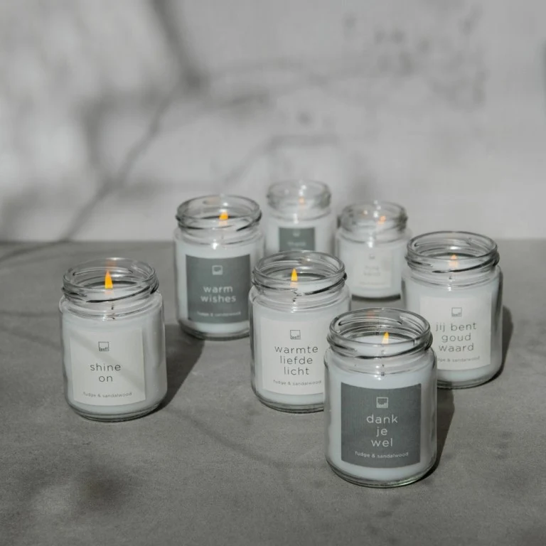 Leeff Jar Candle L - Jij bent goud waard