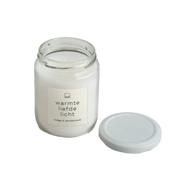 Leeff Jar Candle L - Warmte, liefde, licht