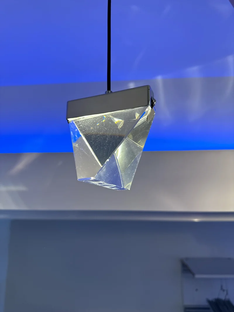 LED Pendelleuchte "Kristall" 6W, 2700K, Kristallglas