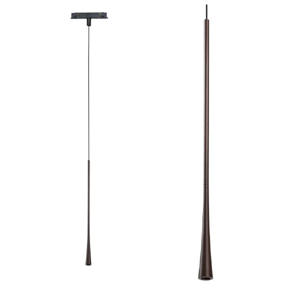 LED Magnetschiene Pendel Tüte 600mm Kaffee, 6W, 2700K, DALI