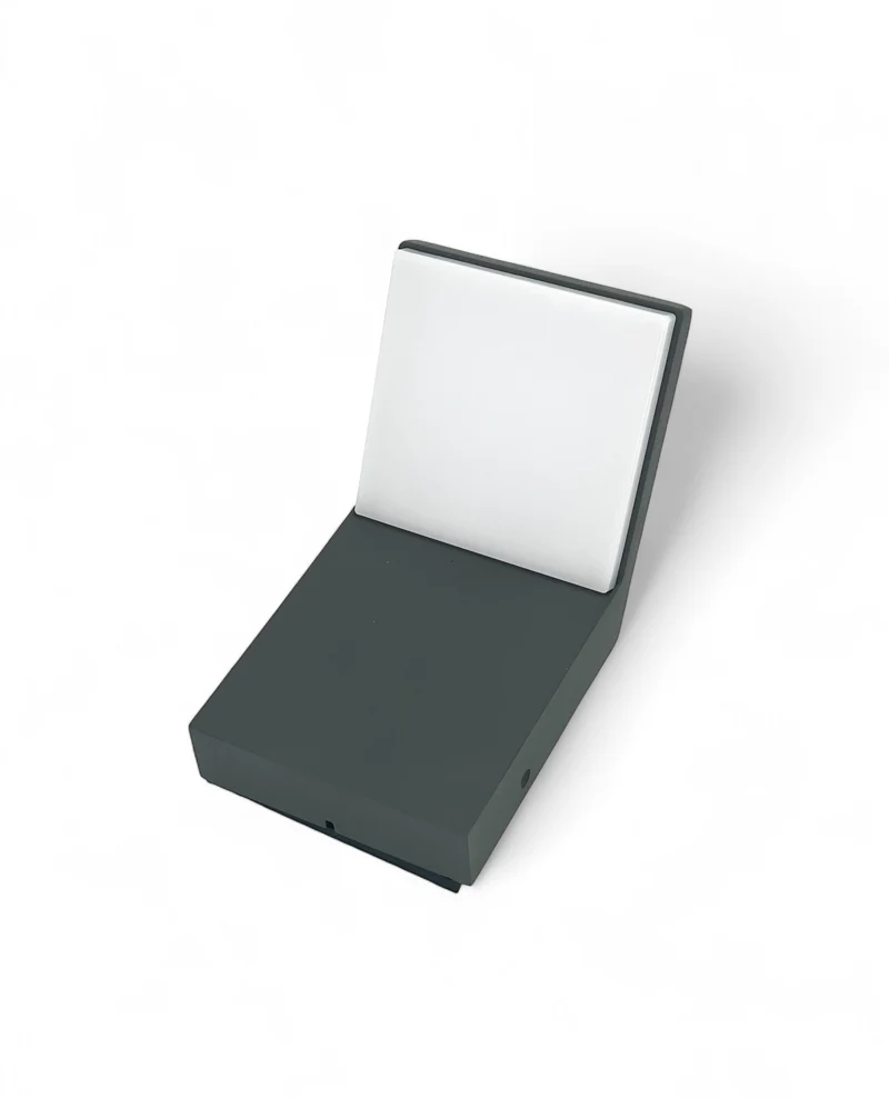 LED Wandleuchte 9 Watt, 600 Lumen, anthrazit