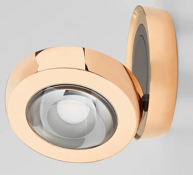 LED Aufbaustahler 8W, 2700K, Lens Chrom