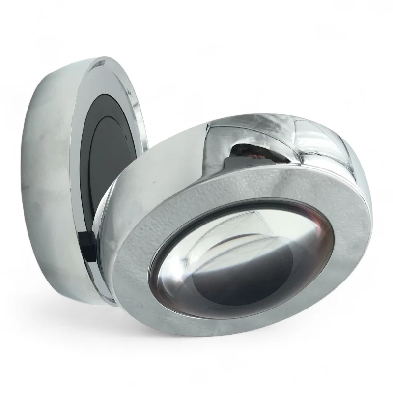 LED Aufbaustahler 8W, 2700K, Lens Chrom