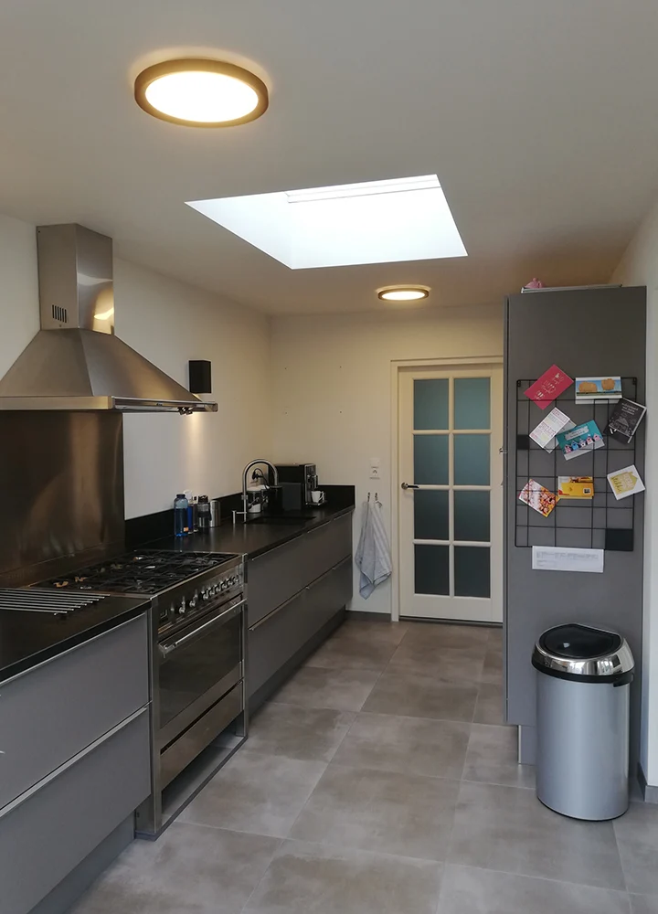 LED Deckenaufbauleuchte "Chester", Weiß