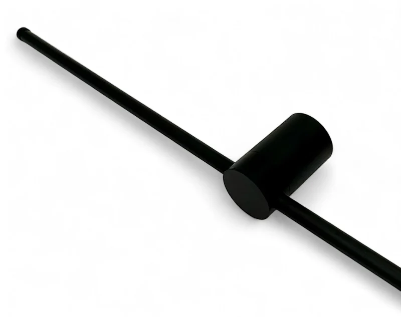LED Wandleuchte Stift 800, 12W, 2700K, sand black