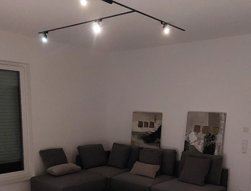 LED SLIM Aufbau Schiene, Tuya, 2M, 48V, schwarz oder weiss