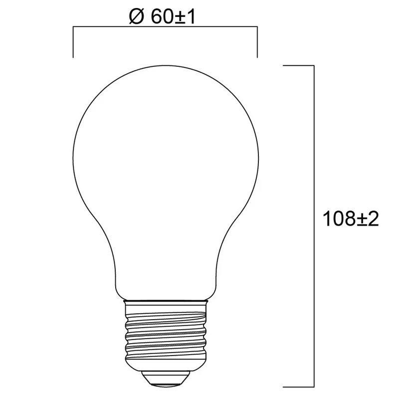 LED Lampe | Effizienzklasse A | E27 | Neutralweiß | 60W Ersatz