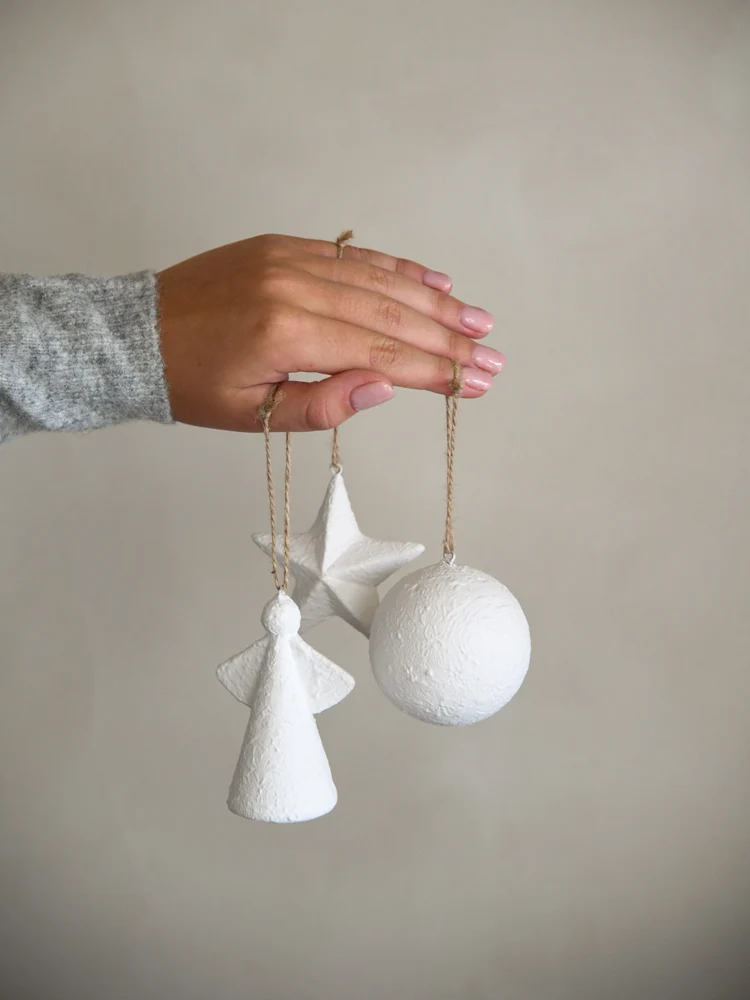 Leeff Ornament Odette ball white