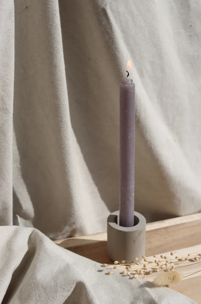Leeff Dinner Candles Giftset Donna grey