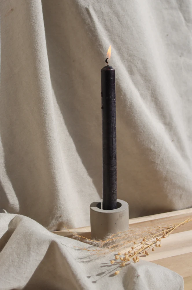 Leeff Dinner Candles Giftset Donna black