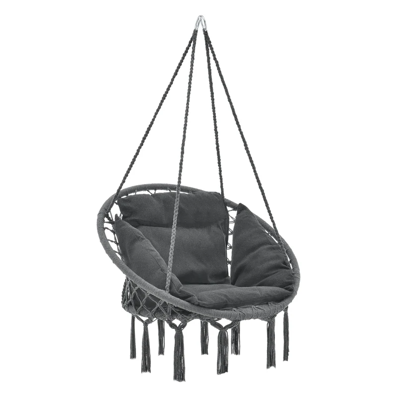Hängesessel Kailua Max. 150 kg Indoor Outdoor mit Kissen casa.pro