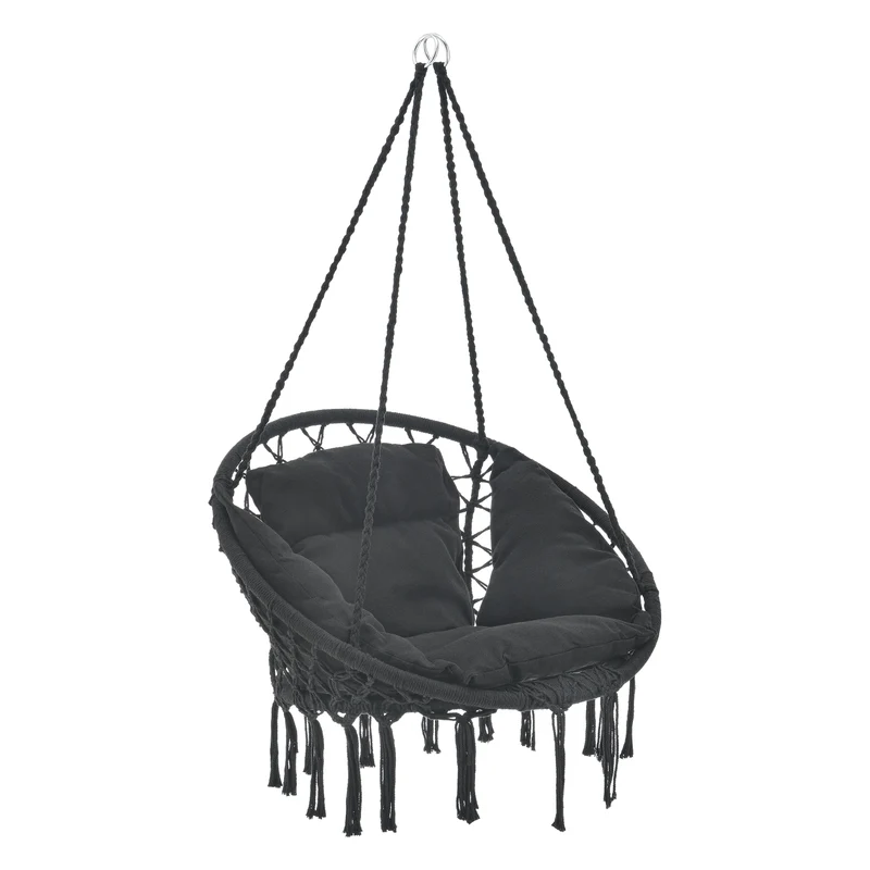 Hängesessel Kailua Max. 150 kg Indoor Outdoor mit Kissen casa.pro