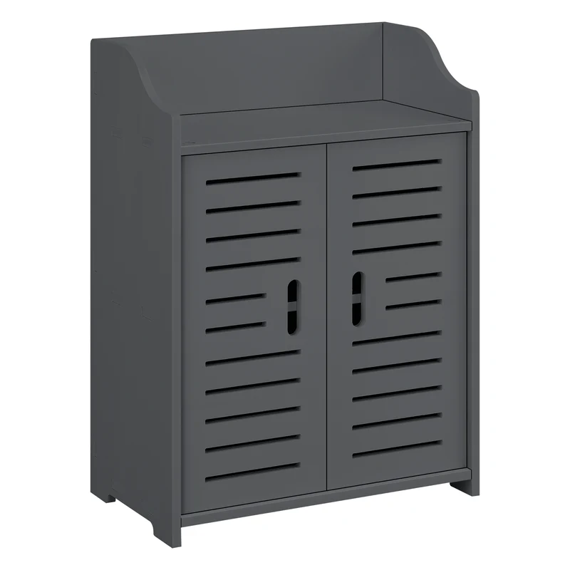 Badezimmerschrank Trosa 62x45x25 cm WPC versch. Farben en.casa