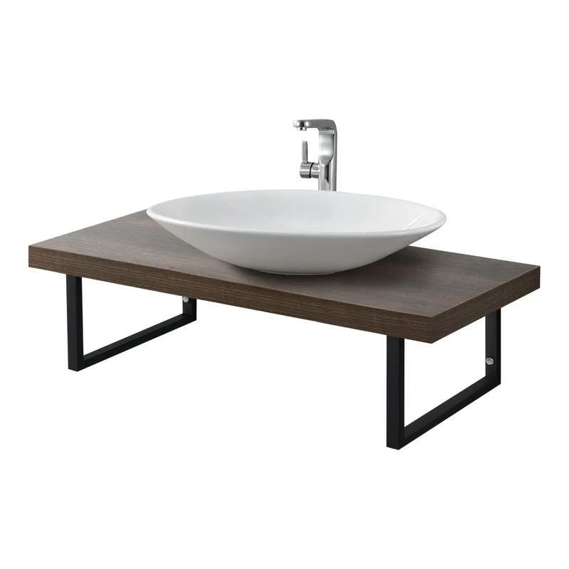 Waschtischplatte 100x45x30 cm in versch. Farben neu.haus