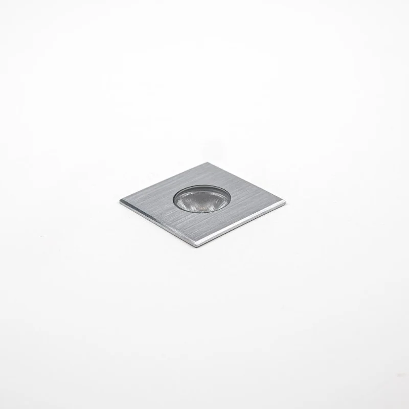 LED Bodeneinbaustrahler "Knight QM", 5W, 24V, eckig, Edelstahl