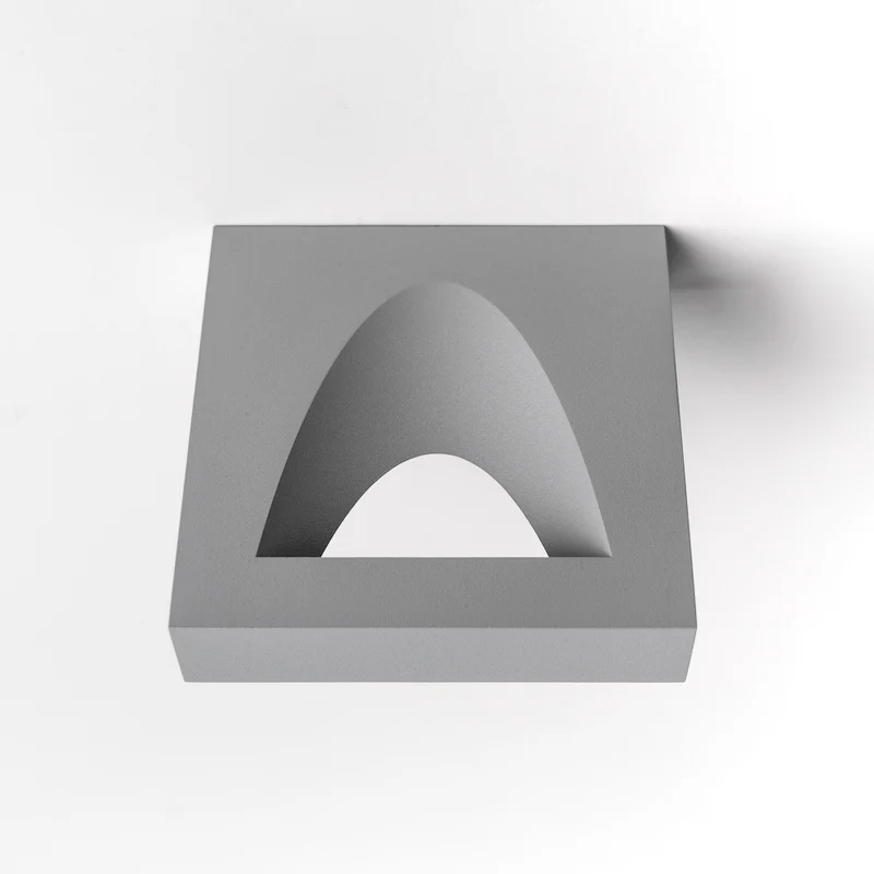 LED Wandleuchte "Smile", 2W, Grau