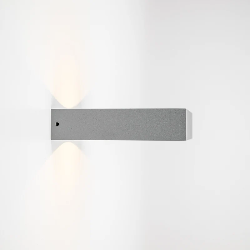 LED Wandleuchte "Smile", 2W, Grau