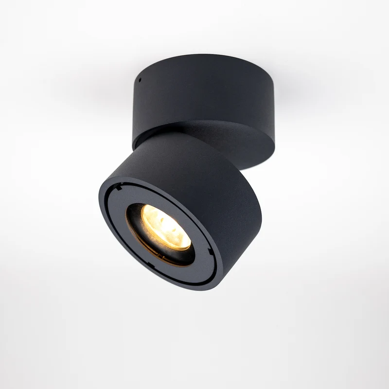 LED Deckenaufbaustrahler "Universe", 9W, Anthrazit