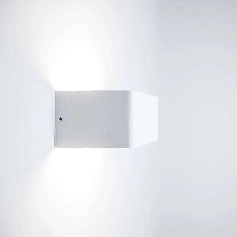 LED Wandleuchte "Carlisto", 8W, Weiß-Gold