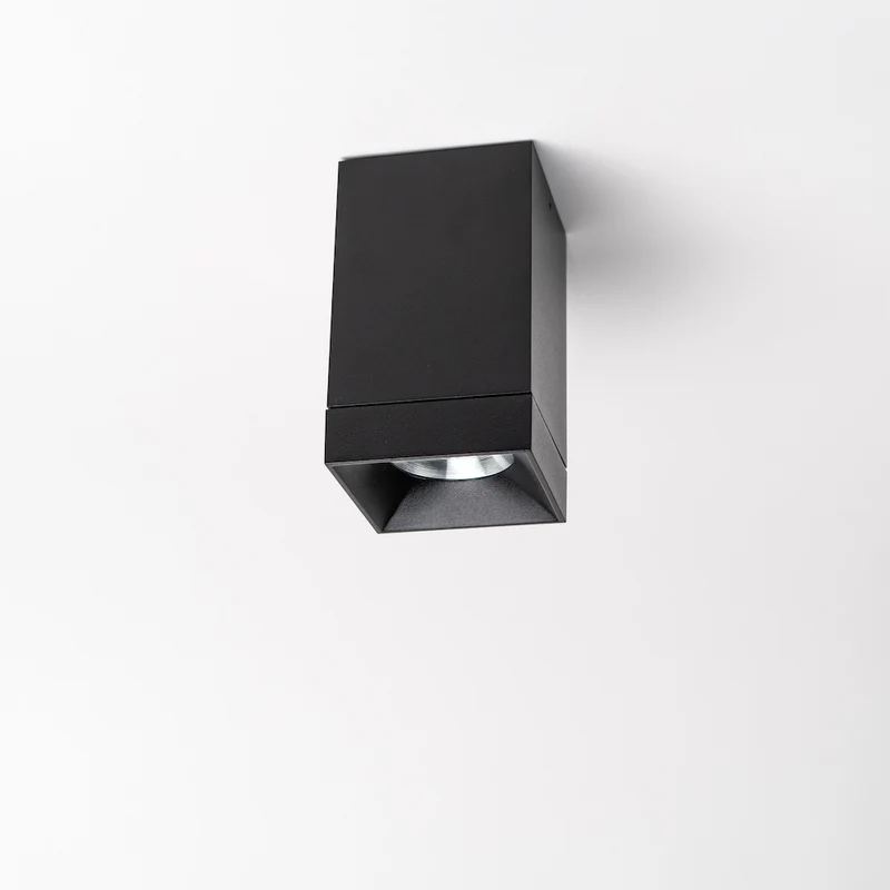 LED Deckenaufbauleuchte "Palermo", 8.9W, Schwarz