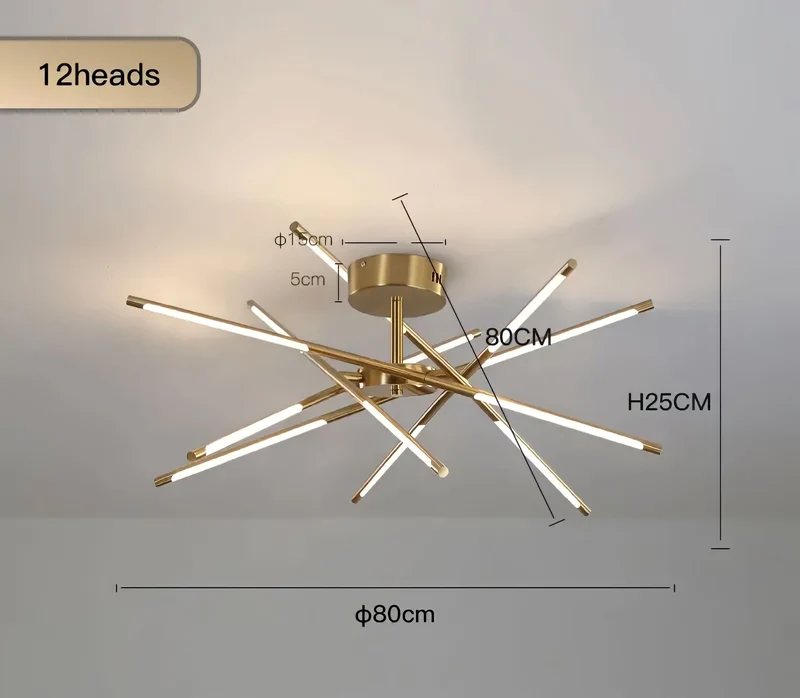 Deckenlampe Nordic Zyan