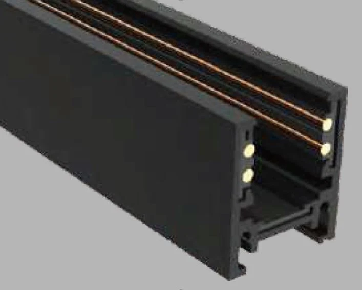 48V Magnetschiene "Magneto" Aufbau Flach, 2M, Schwarz oder Weiß