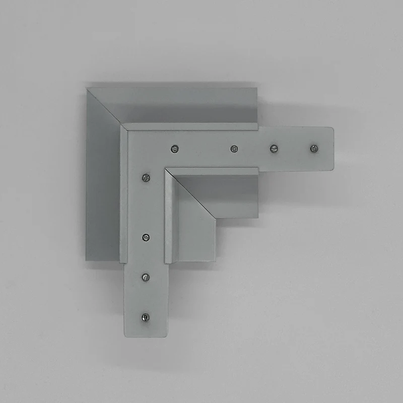 48V Magenschiene "Magneto" Einbau Verbinder 90° me., Hor. oder Vert., Schwarz oder Weiß