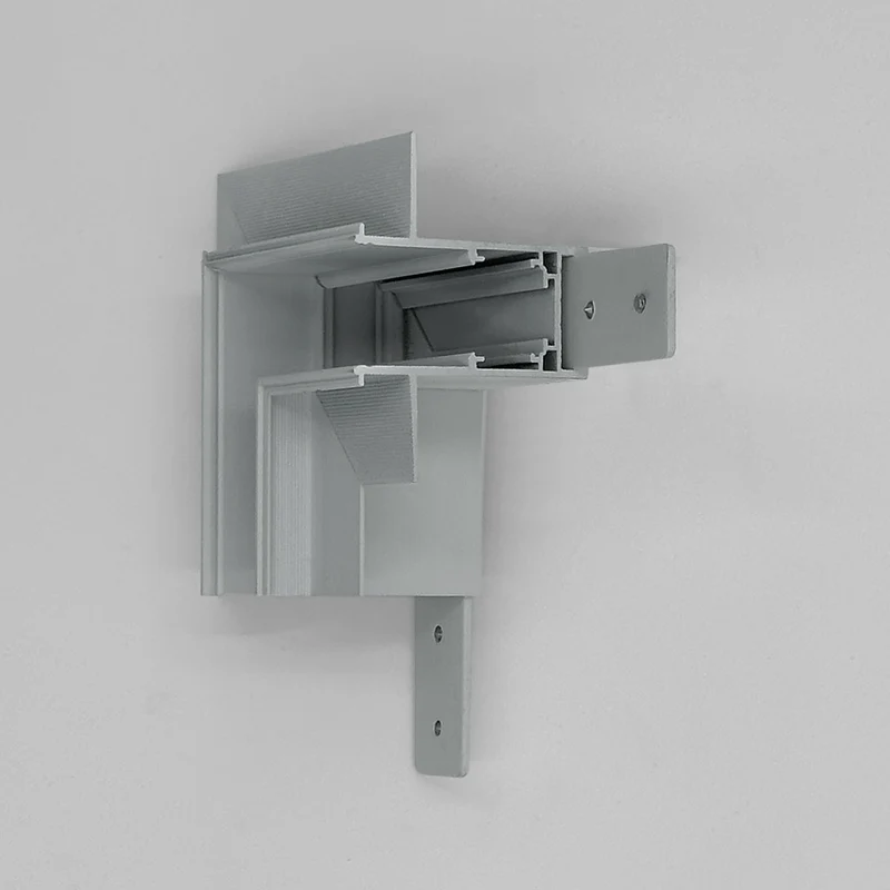48V Magenschiene "Magneto" Einbau Verbinder 90° me., Hor. oder Vert., Schwarz oder Weiß