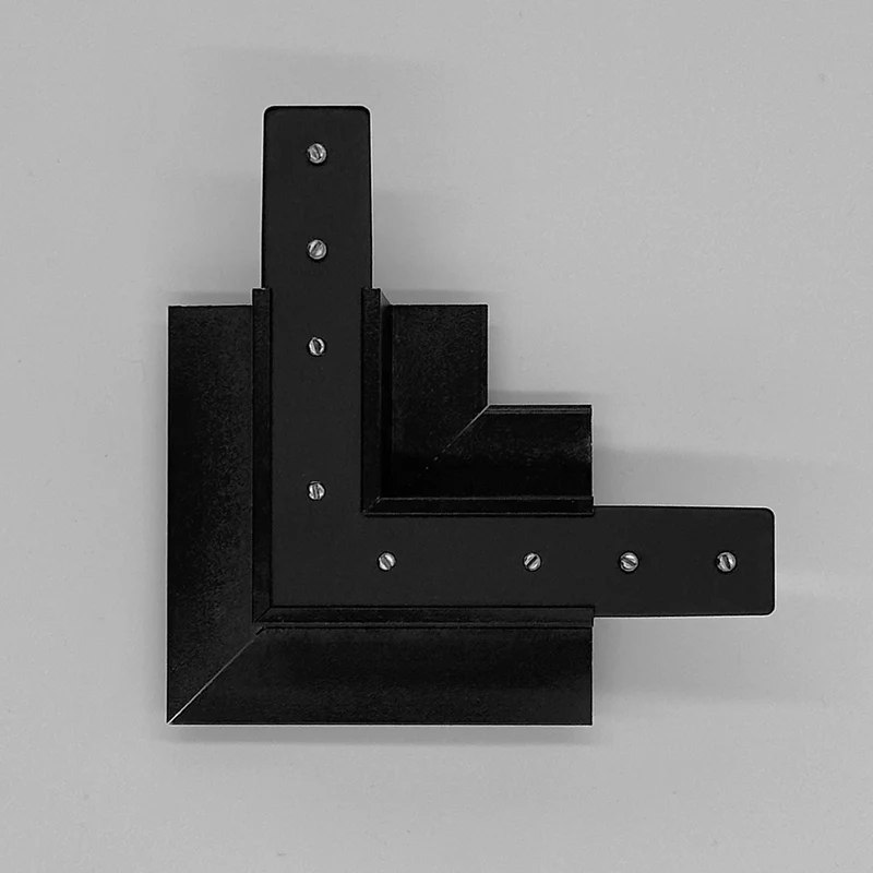 48V Magenschiene "Magneto" Einbau Verbinder 90° me., Hor. oder Vert., Schwarz oder Weiß