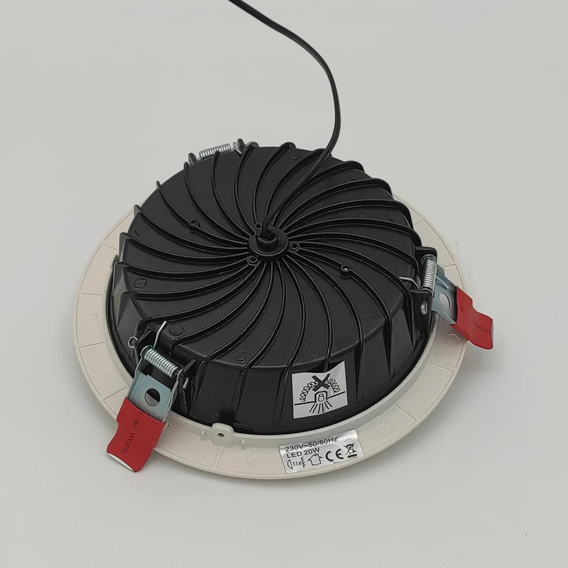SALE LED Einbaudownlight "Noi L" 25W, 3000K, IP44, Weiß inkl. Trafo