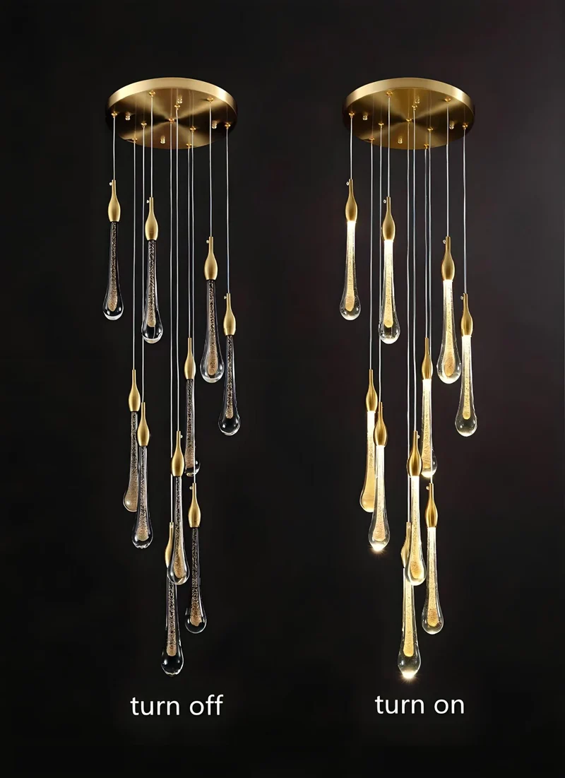 Duplex Kronleuchter Waterdrop