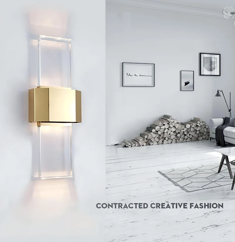 LED Wandleuchte Nordic Crystal