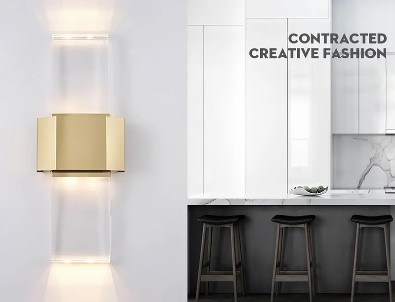 LED Wandleuchte Nordic Crystal