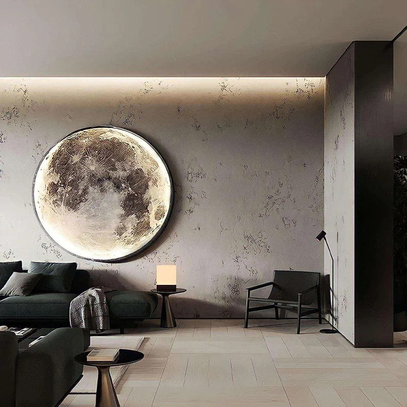 Wandleuchte Circle Moon
