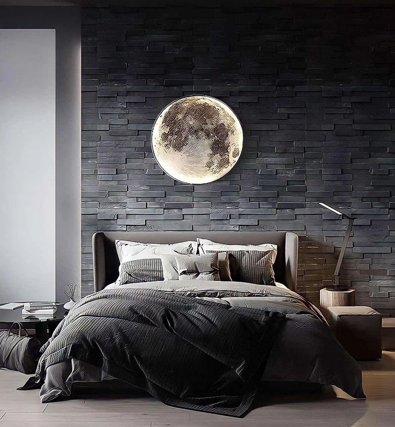 Wandleuchte Circle Moon