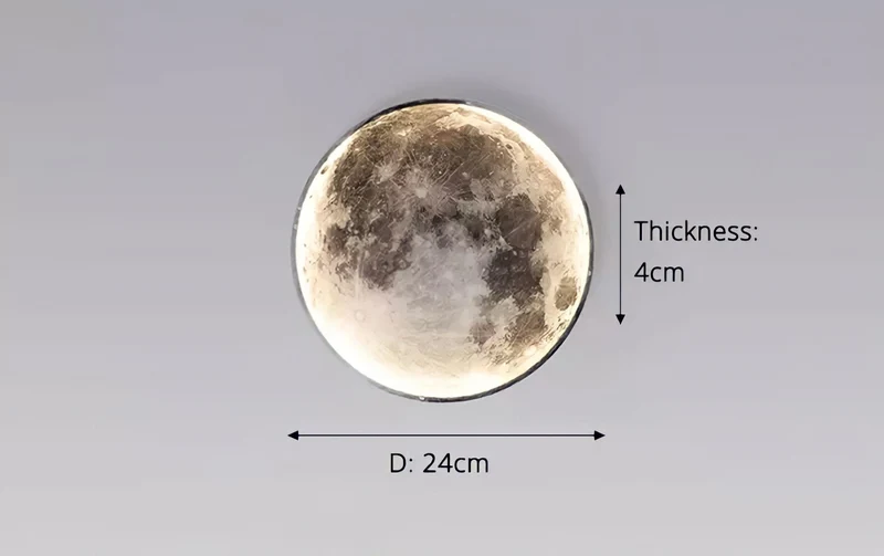 Wandleuchte Circle Moon