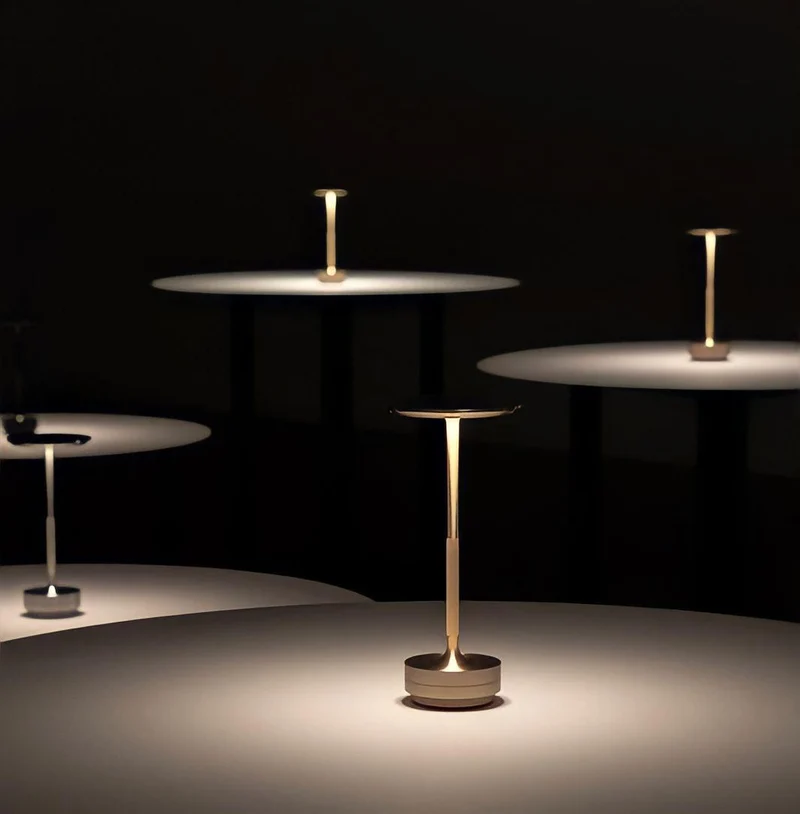 Kabellose Tischlampe Nordic Ambrosios