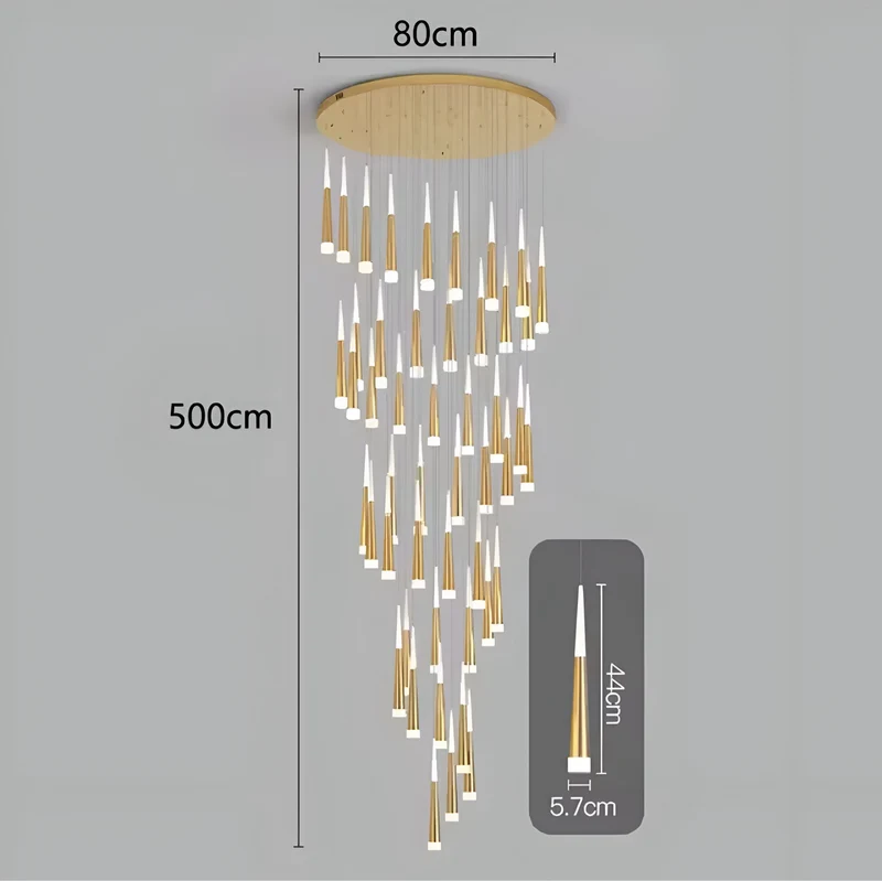 Duplex Kronleuchter Cornet