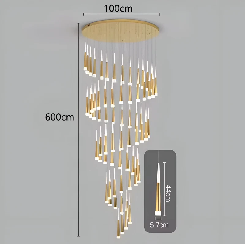 Duplex Kronleuchter Cornet