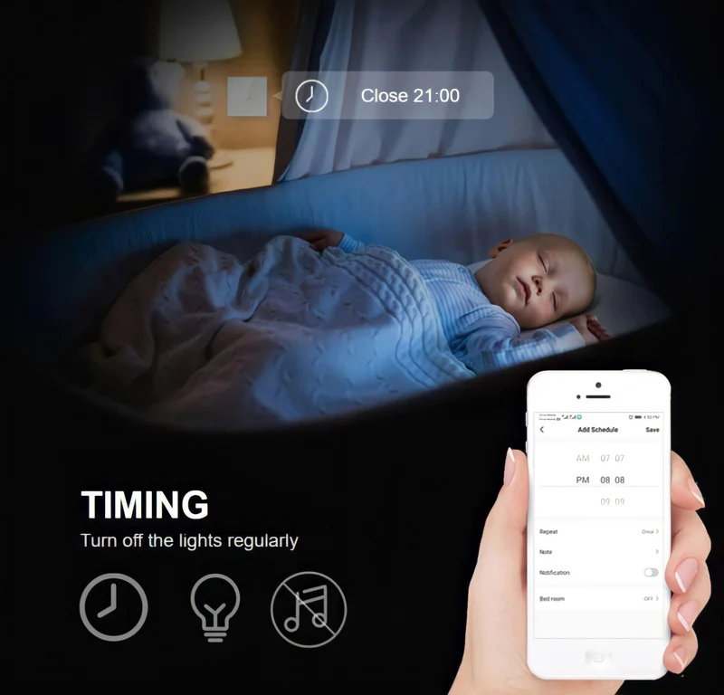 Lichtschalter Panel Smart Home