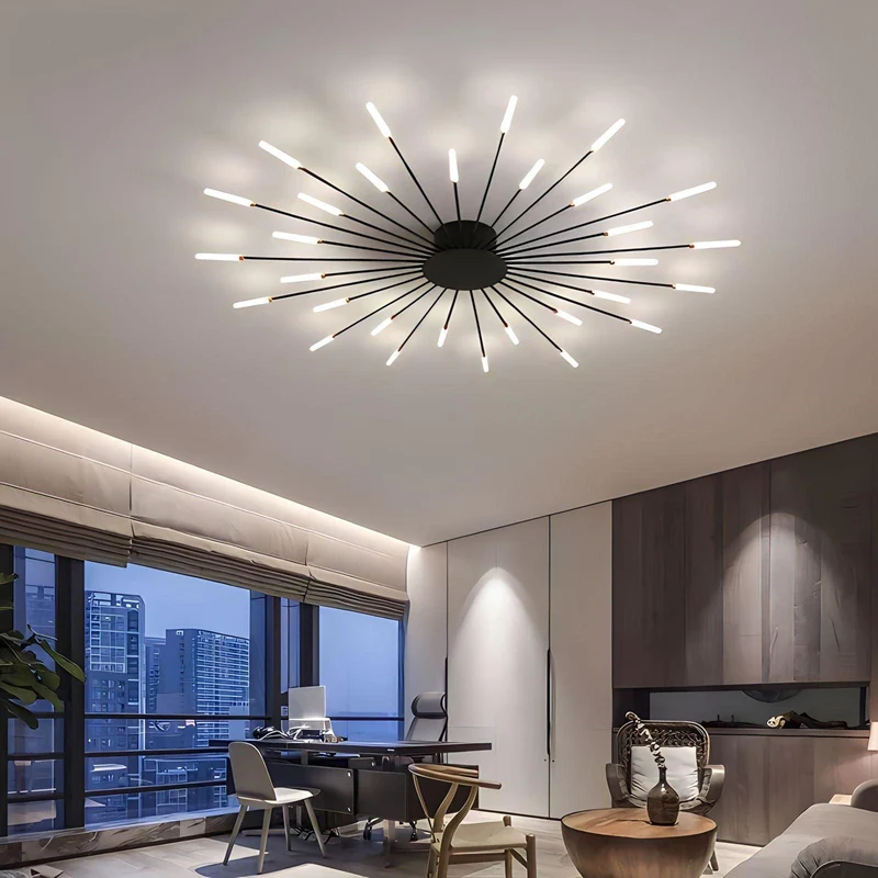 Moderne Deckenlampe im Stacheldesign