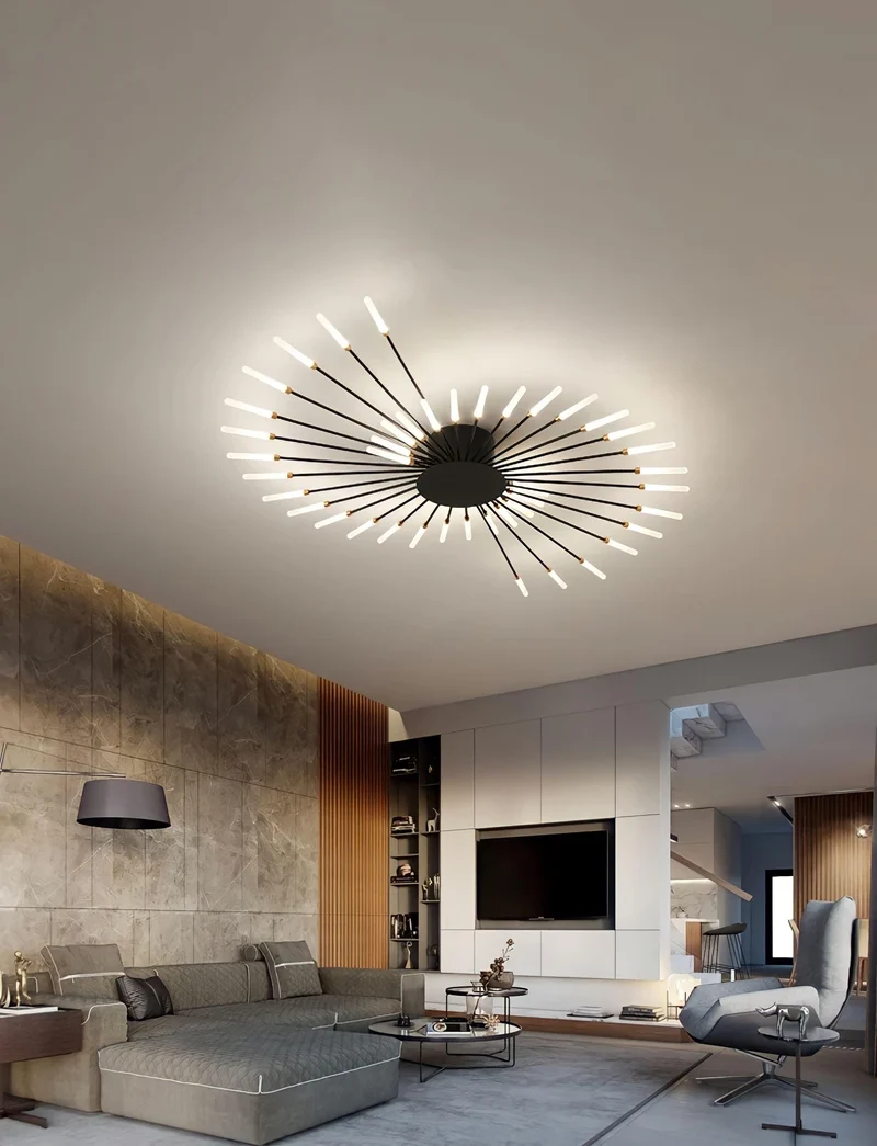 Moderne Deckenlampe im Stacheldesign