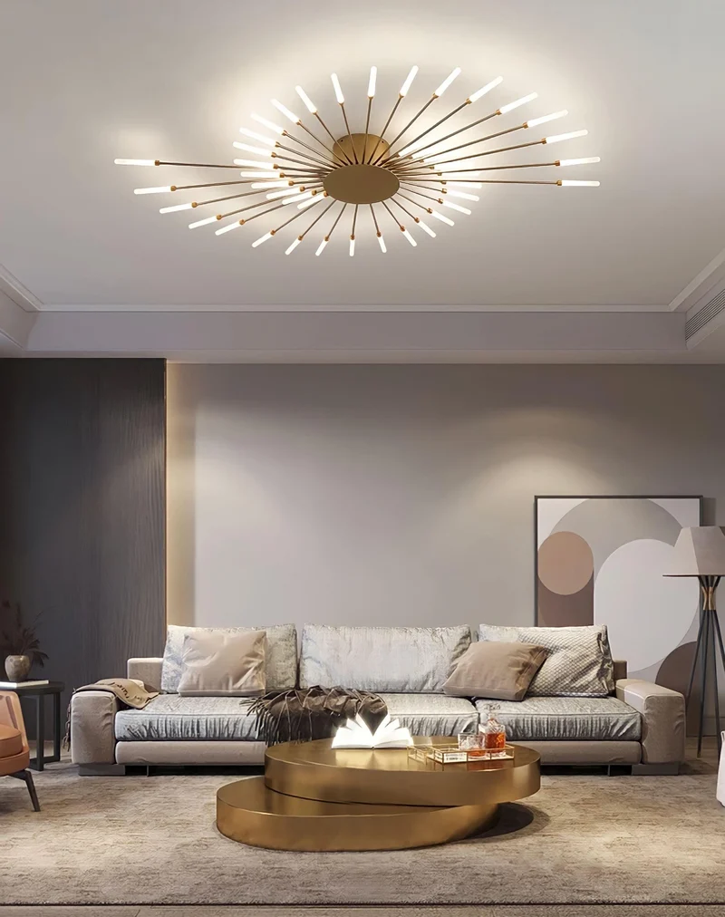 Moderne Deckenlampe im Stacheldesign