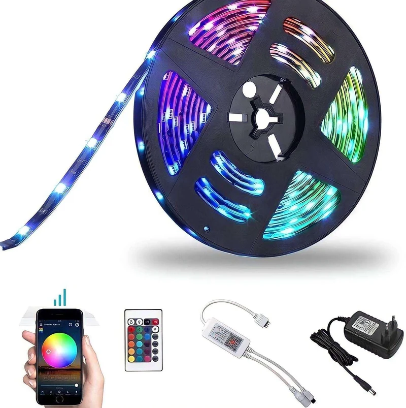 LED Streifen farbig mit Fernbedienung